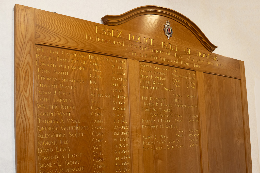 Essex Police Roll of Honour Board