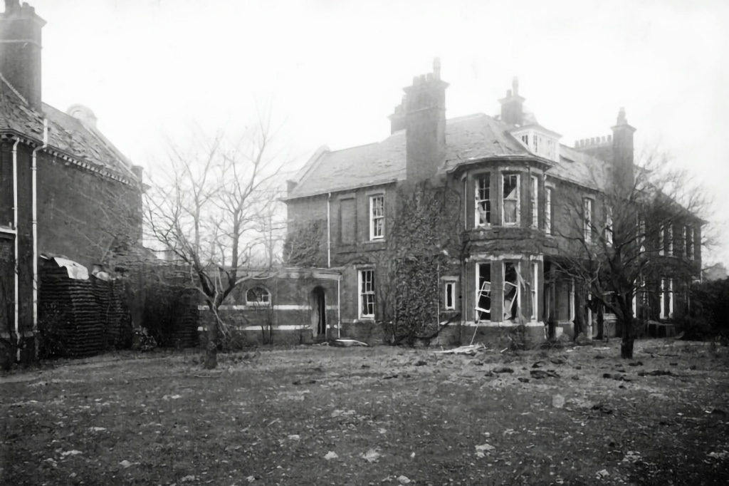 Damaged caused to Chief Constable garden