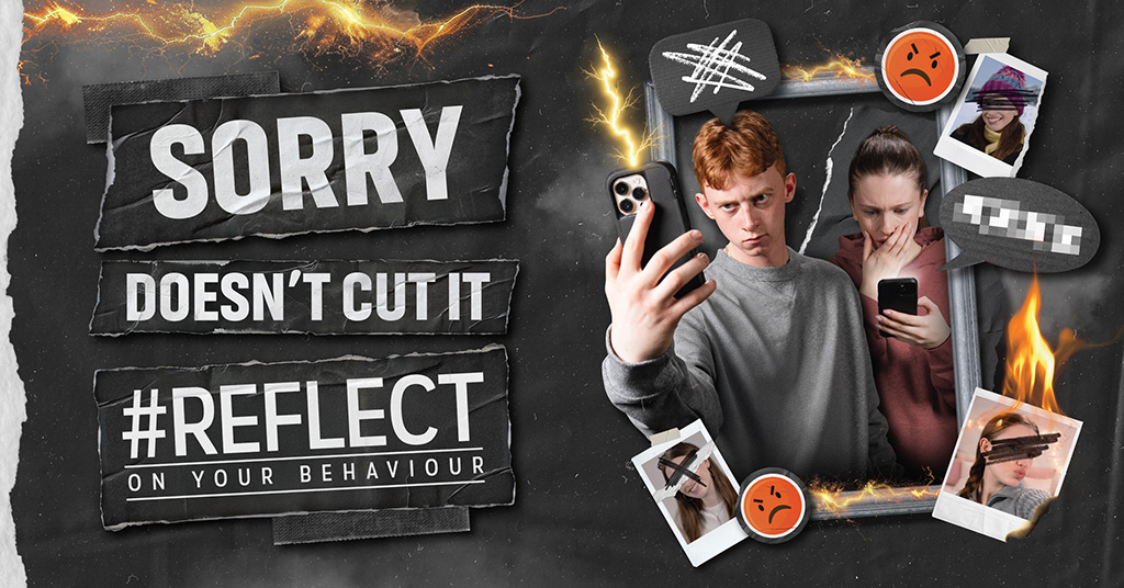 Sorry doesn't cut it #Reflect on your behaviour
