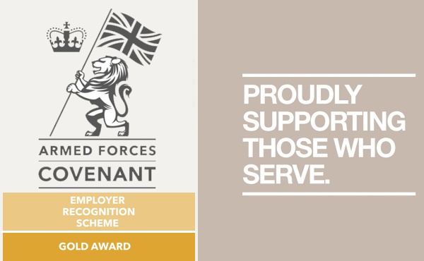 Armed forces covenant gold logo
