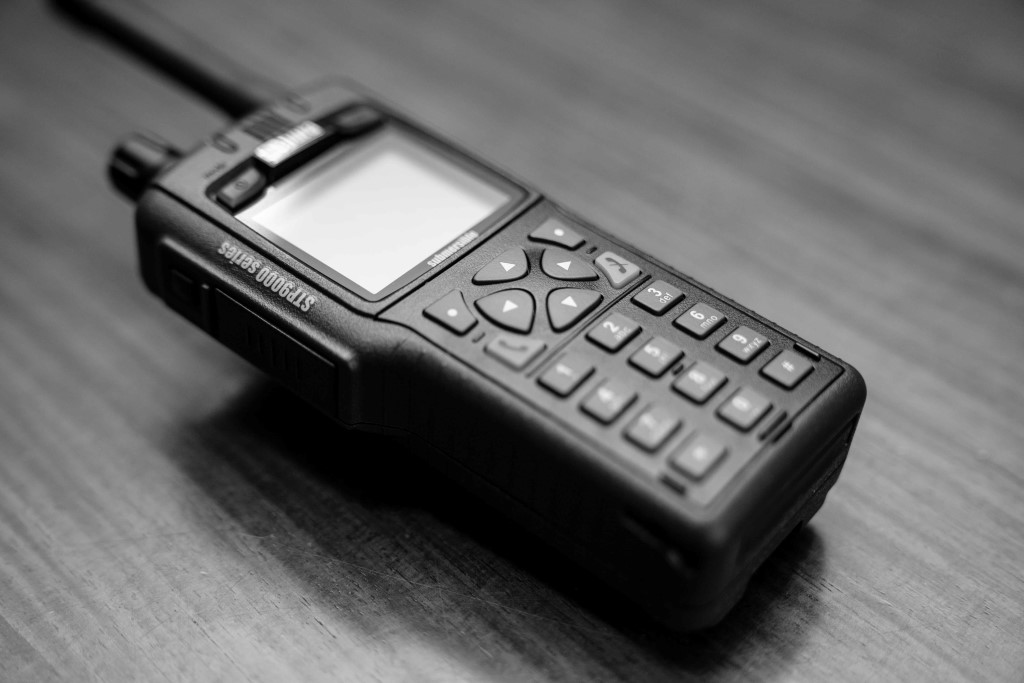 A picture of a police radio