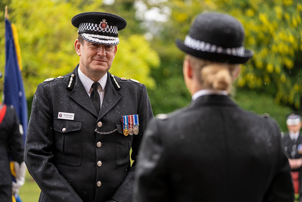 chief constable passing out parade
