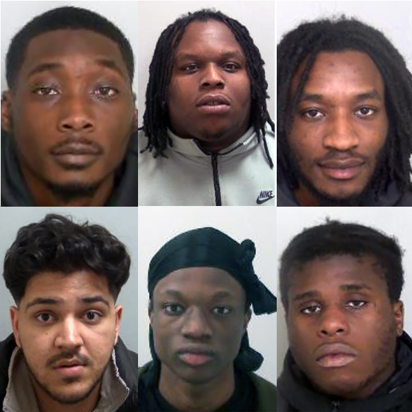 Custody images of Adepoju, Ayanleye, Ladeaga, Sing,h Orogne, Aidoo