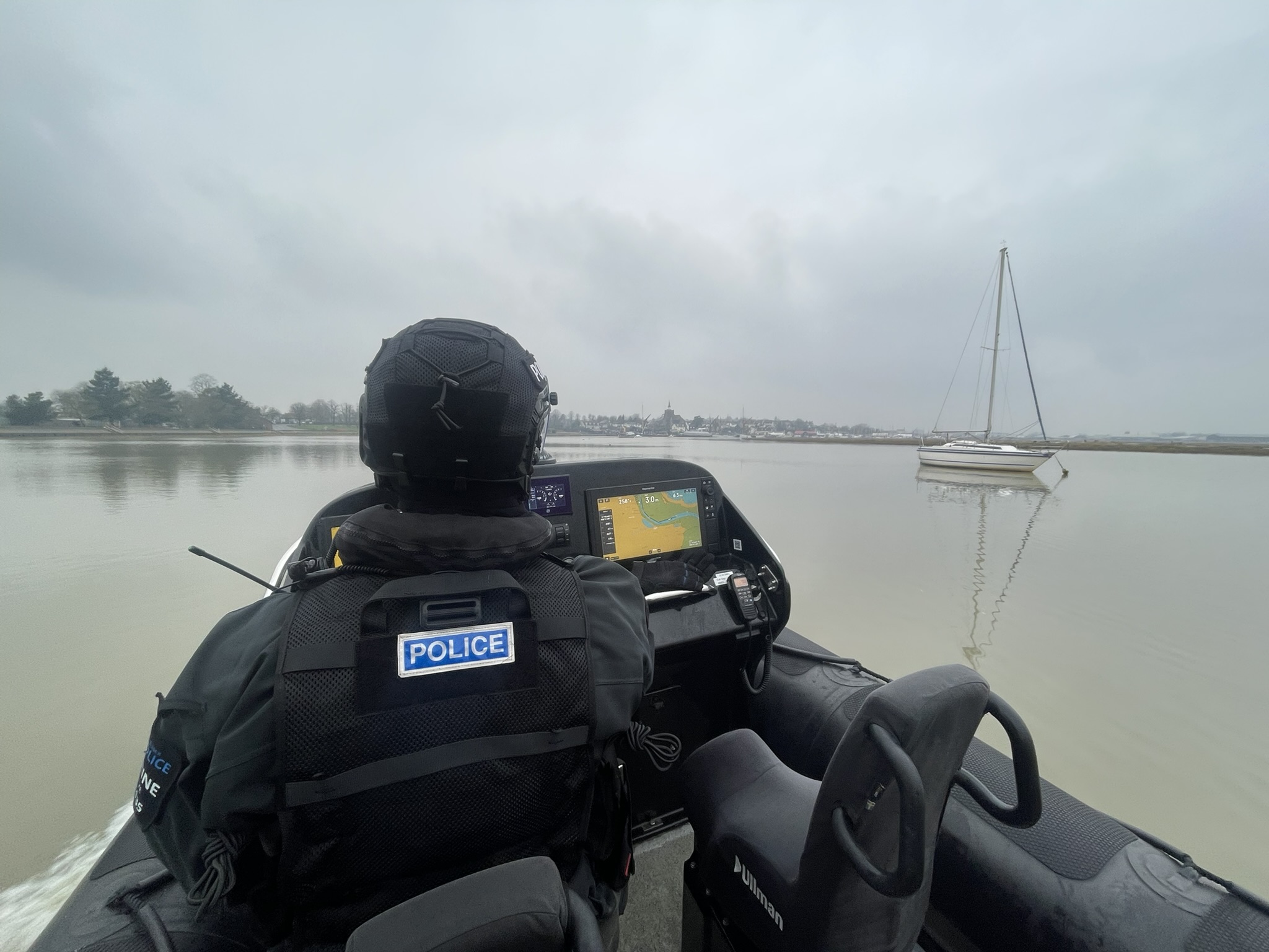 20250211 Marine Unit Maldon patrol