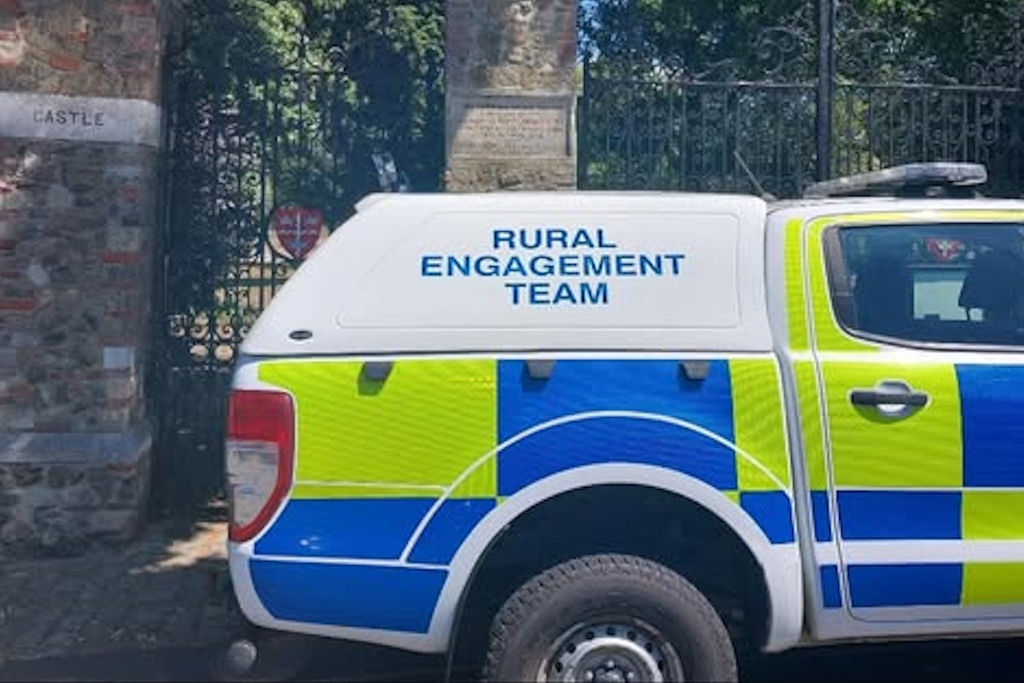 In Colchester, rural engagement officers visited Castle Park and met with the head park ranger to share crime prevention advice and highlight the importance of reporting incidents at heritage locations