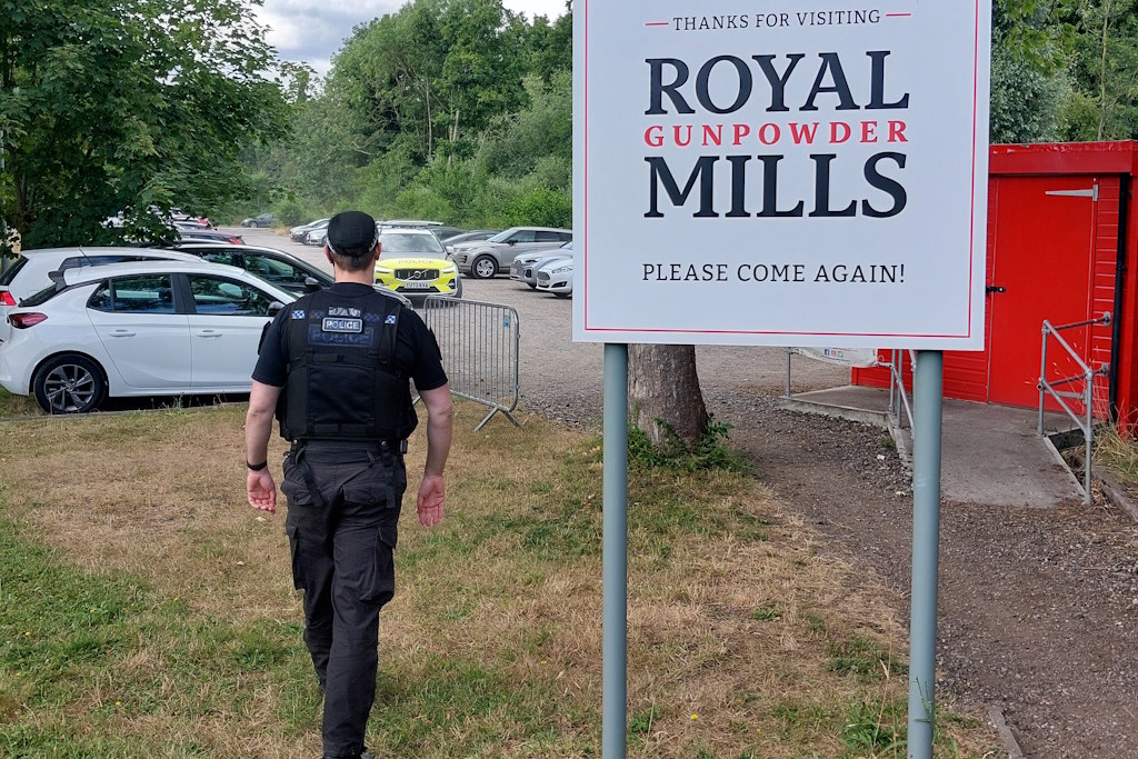 At the Royal Gunpowder Mills in Waltham Abbey, rural engagement officers addressed concerns about nuisance off-road biking which poses serious risks to riders and the public and threatens the integrity of the site, a protected Scheduled Monument