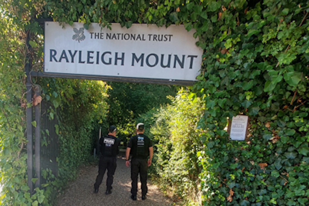 At Rayleigh Mount, once a Norman motte-and-bailey castle, rural engagement officers spoke with visitors, shared crime prevention advice and encouraged people to report anything suspicious