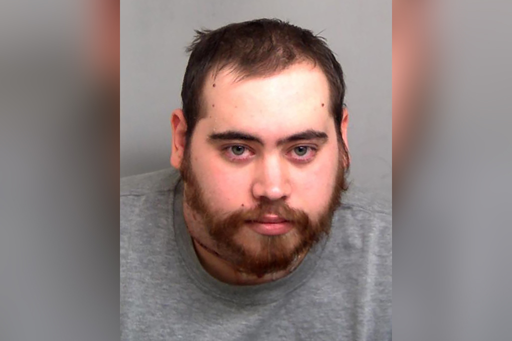 Oliver Grange custody photo blurred