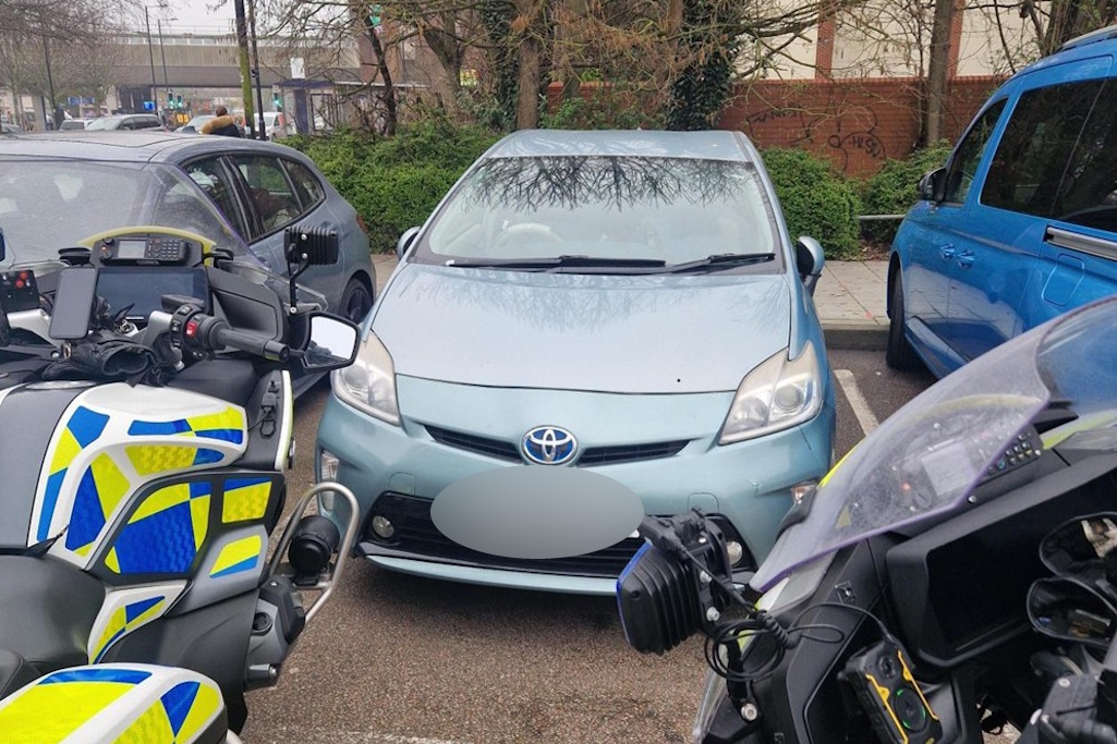 Car stopped by police