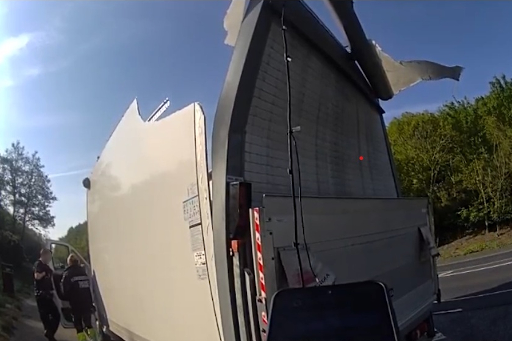 Van with no roof