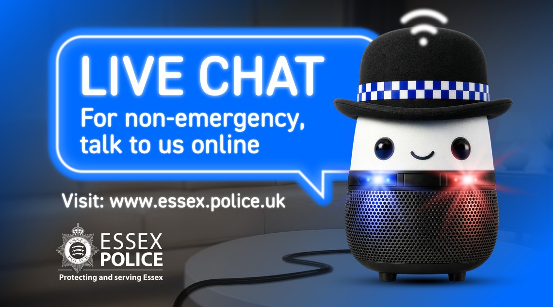 Essex Police summer Live Chat graphic