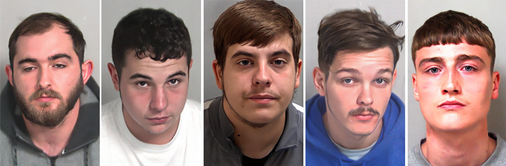Samet Eskisan, Oliver Alves, Billy Rowley, Finley Postill and Liam Biggs