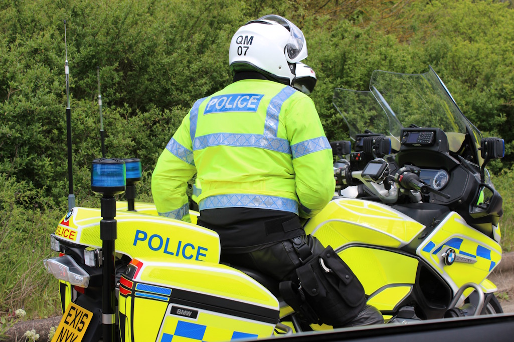 Police motorcyclist
