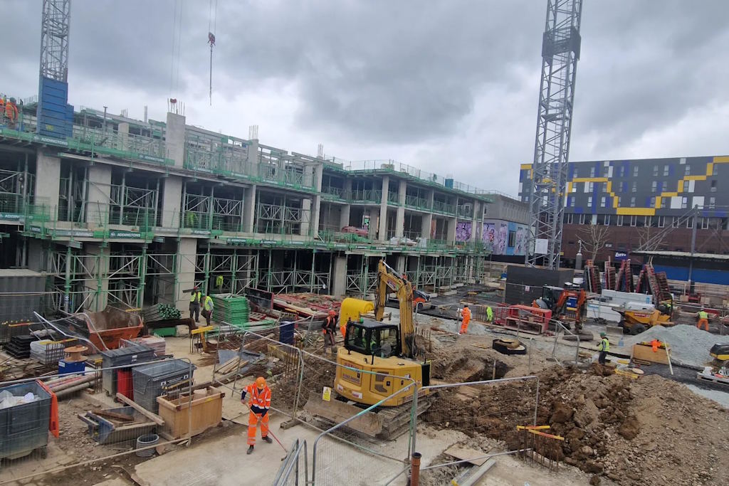 Building work taking place