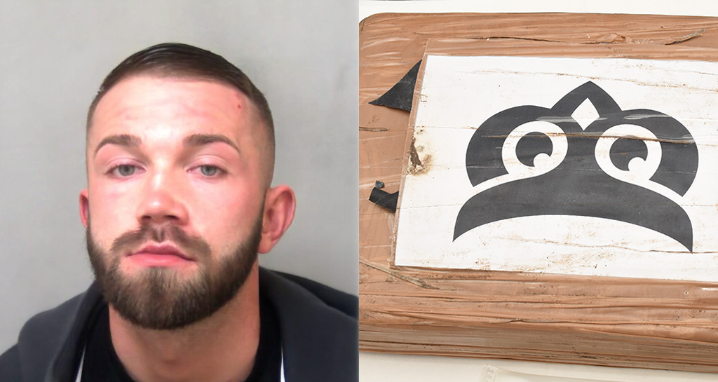 Brown and cocaine found at legerton drive