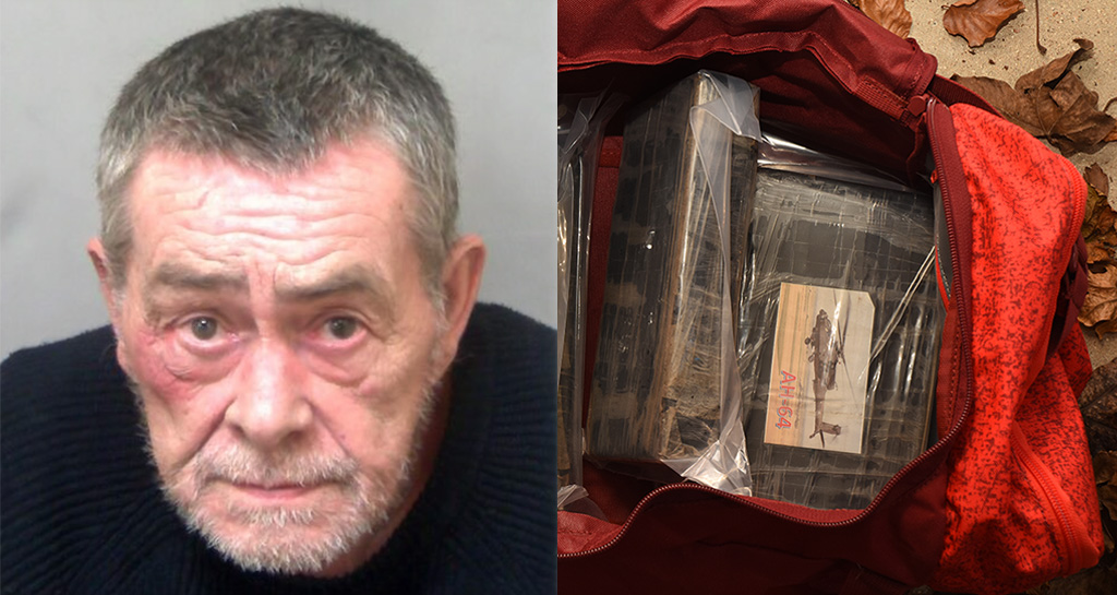 England and cocaine found in Holliser shed