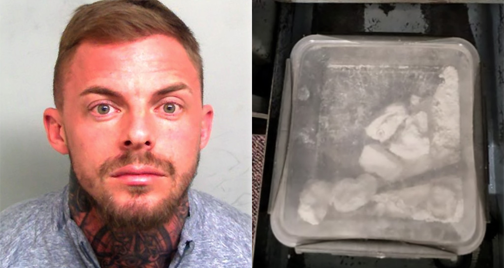 Lawmon and cocaine found at his gym