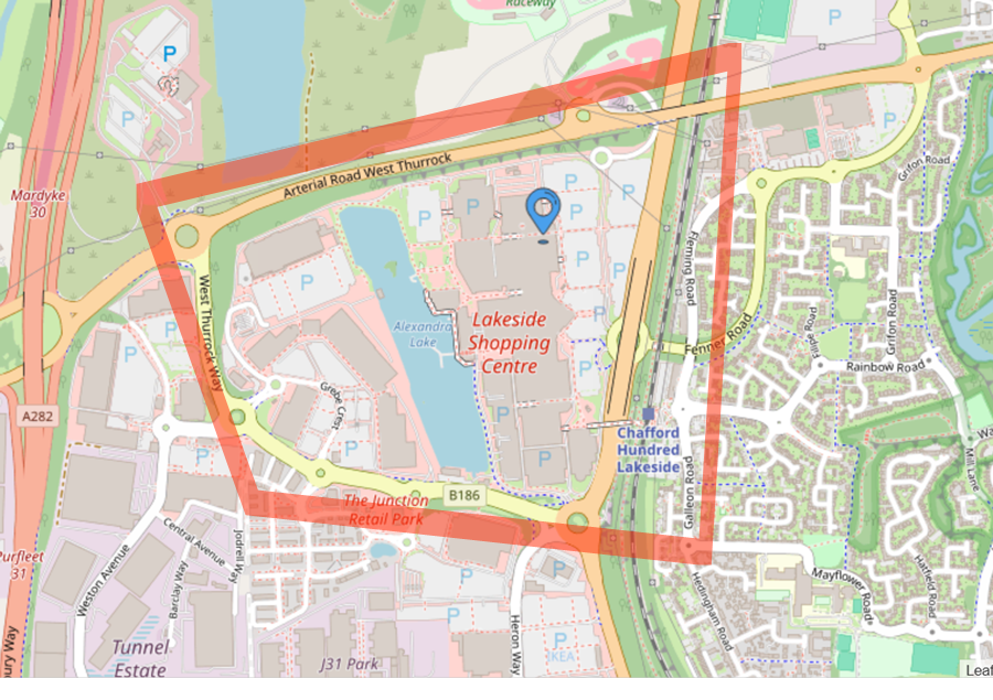 Lakeside map