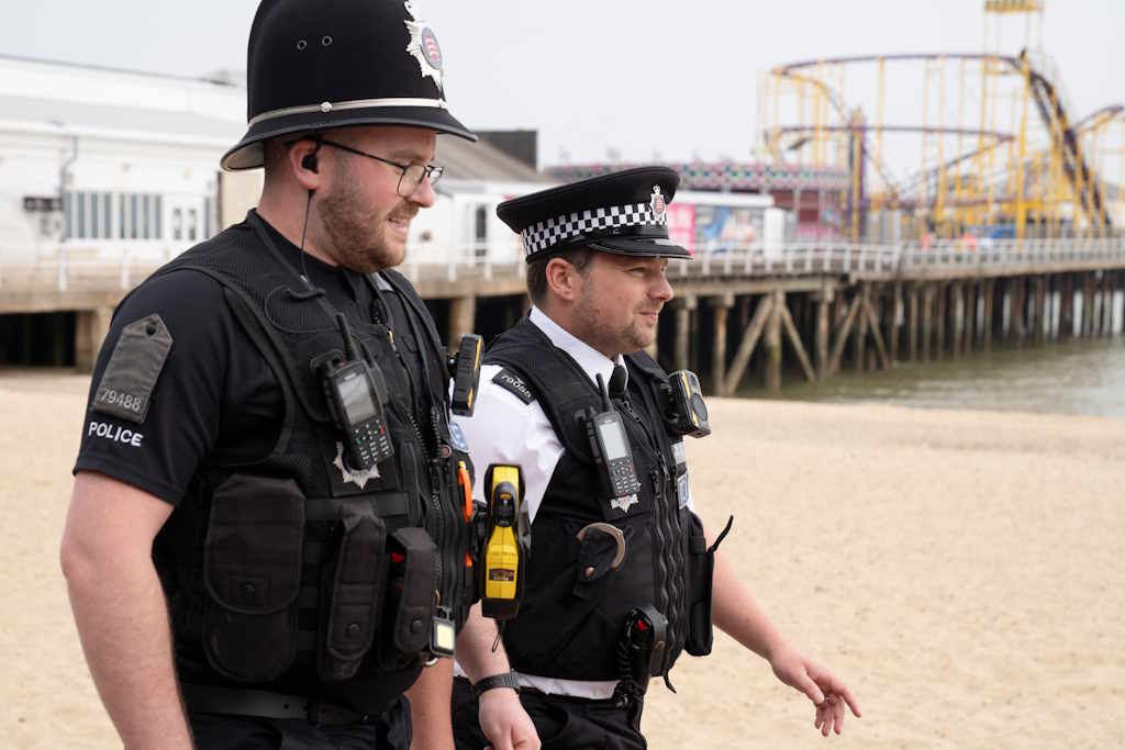 An image of district commander Stuart Austin in Clacton