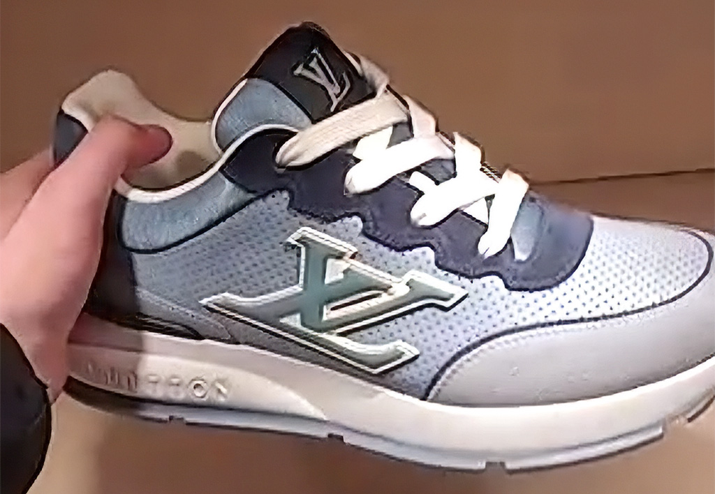 Louis Vuitton trainers police are looking for